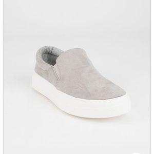Grey Soda Slip-on Sneakers